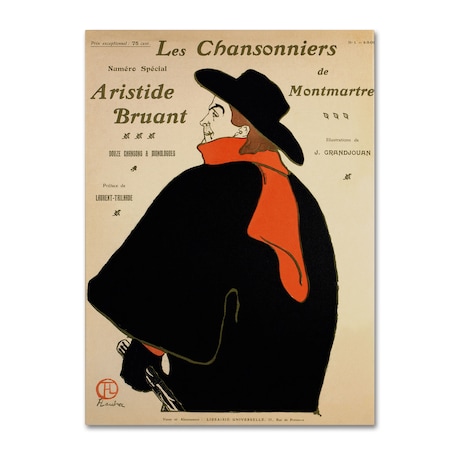 'Les Chansonniers De' Canvas Art,14x19